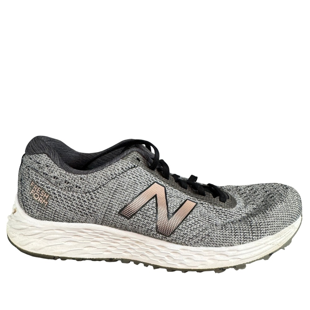 New Balance Fresh Foam Arishi v2 Grey Rose Gold Running Shoes Womens 9